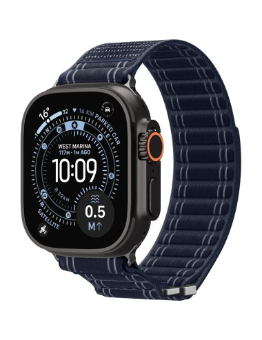 Spigen Fabric Band (hook-and-loop) - Apple Watch 49mm/46mm/45mm-navy | Λουράκια