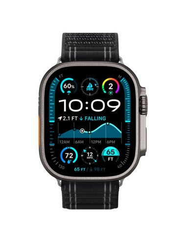 Spigen Fabric Band (hook-and-loop) - Apple Watch 49mm/46mm/45mm-black