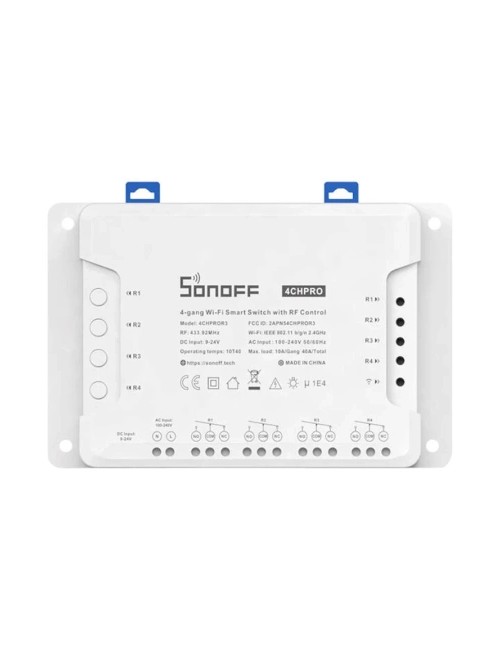 Sonoff 4CHPROR3 Έξυπνος Ενδιάμεσος Διακόπτης WiFi (Λευκό)