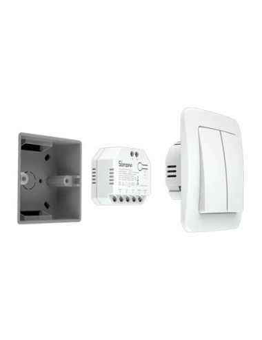 Sonoff Dual R3 Έξυπνος Ενδιάμεσος Διακόπτης WiFi  (Λευκό) | Ενδιάμεσοι Διακόπτες