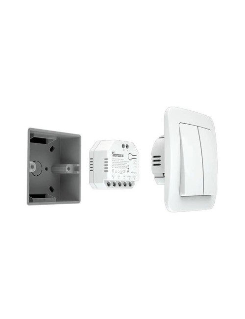 Sonoff Dual R3 Έξυπνος Ενδιάμεσος Διακόπτης WiFi  (Λευκό)