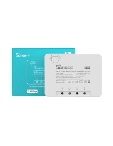 Sonoff POWR3 Έξυπνος Ενδιάμεσος Διακόπτης WiFi με Παρακολούθηση Ενέργειας (25A/5500W) (Λευκό)