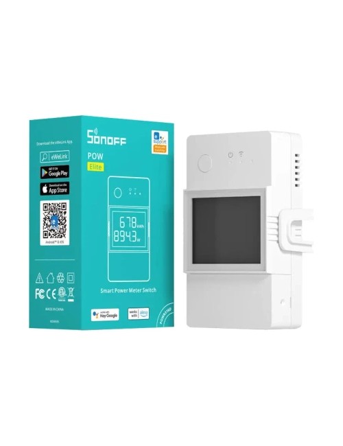 Sonoff POWR316D Έξυπνος Διακόπτης/Μετρητής Ισχύος WiFi (Λευκό)