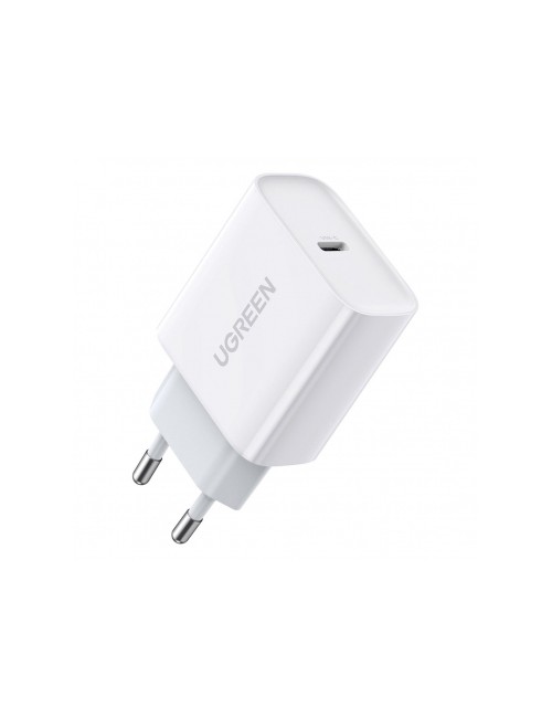 Ugreen CD137 Wall Charger , 18W, 3A, 1 x USB-C, White