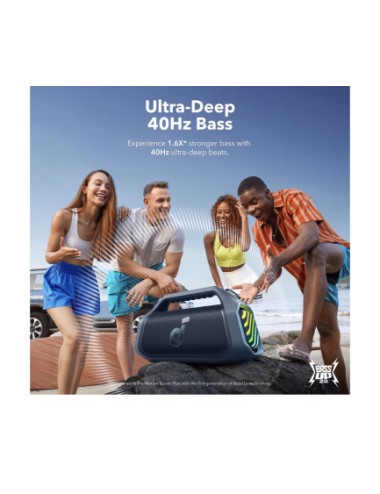 Anker SoundCore Boom 2 Plus Bluetooth Speaker  140W, TWS, RGB, Waterproof, Blue A3134031 | Bluetooth Speakers