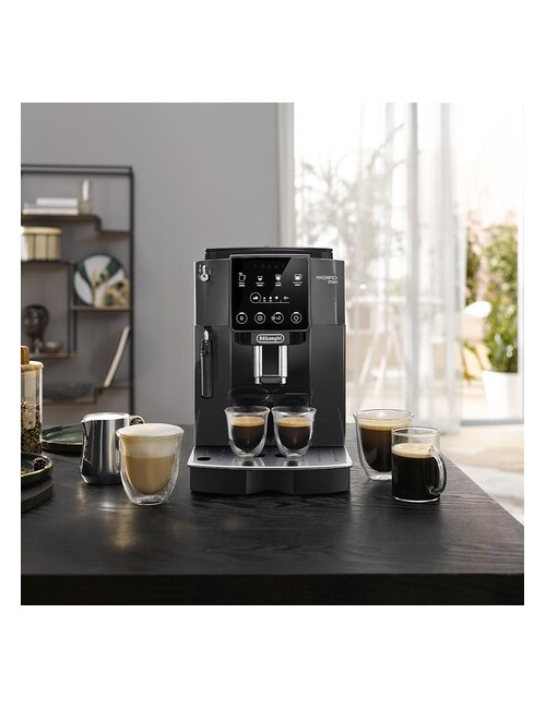 De'Longhi Magnifica Start Αυτόματη Μηχανή Espresso 1450W Πίεσης 15bar με Μύλο Άλεσης Μαύρη