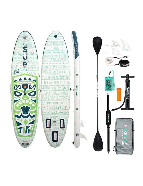 FunWater SUPFW05D SUP paddleboard Tiki 3,2m (πράσινη)