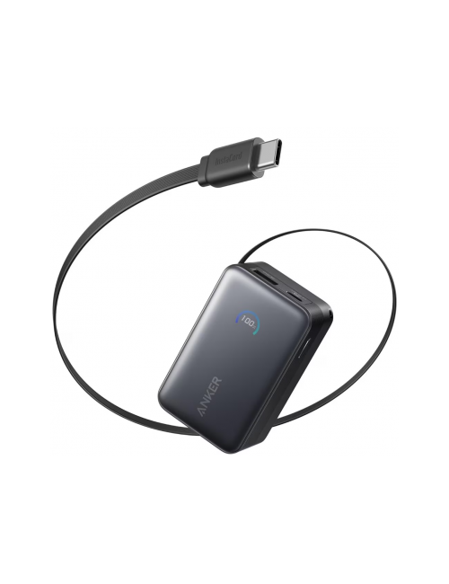 Anker Nano 10000mAh Powerbank 45W, QC + PD, Black (A1638H11)