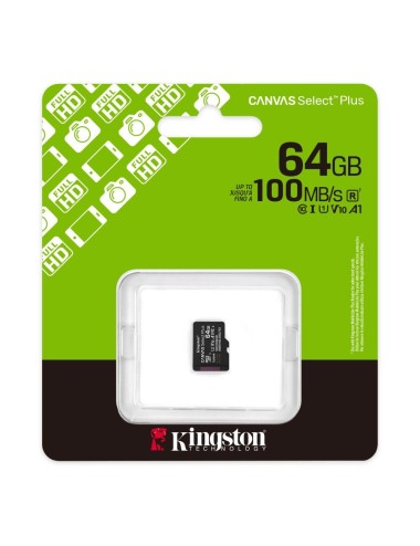 Kingston Canvas Select Plus Android A1, 64Gb, Class 10 / UHS1 U1 SDCS3/64GBSP