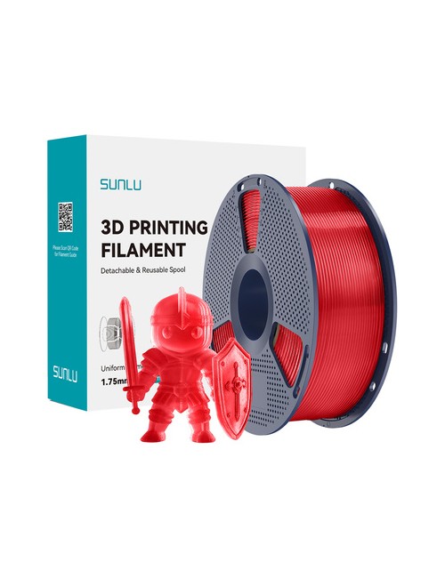 Sunlu PLA+ Νήμα Classic σε χρώμα Transparent Red