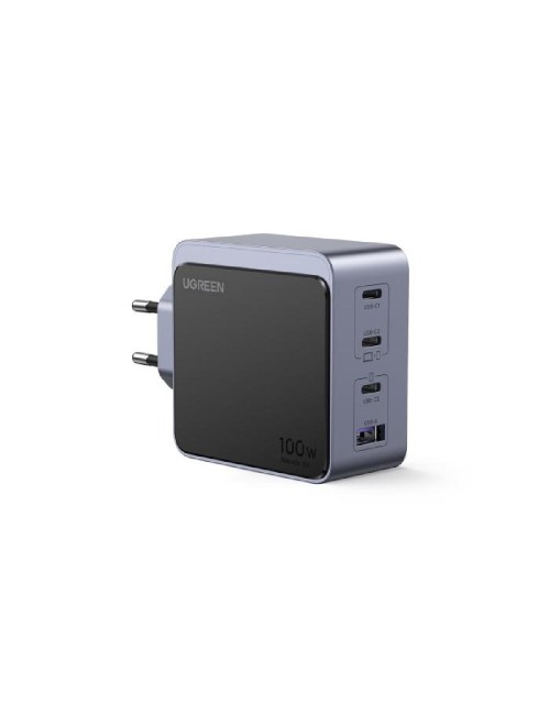 UGREEN X565 Nexode Air Wall Charger  100W, 5A, 1 x USB-A - 3 x USB-C, Grey