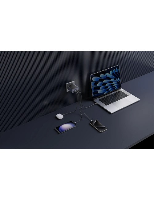 UGREEN X565 Nexode Air Wall Charger  100W, 5A, 1 x USB-A - 3 x USB-C, Grey