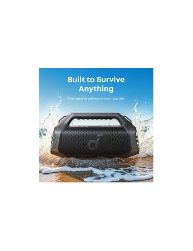 Anker SoundCore Boom 2 Pro Bluetooth Speaker  140W, TWS, RGB, Waterproof, Black | Bluetooth Speakers