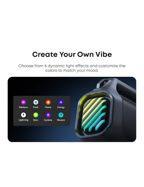 Anker SoundCore Boom 2 Pro Bluetooth Speaker  140W, TWS, RGB, Waterproof, Black