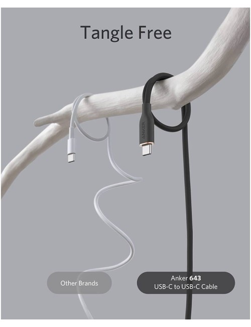 Anker PowerLine III USB-C to USB-C Cable  100W, 5A, 0.9m, Black A8552H11