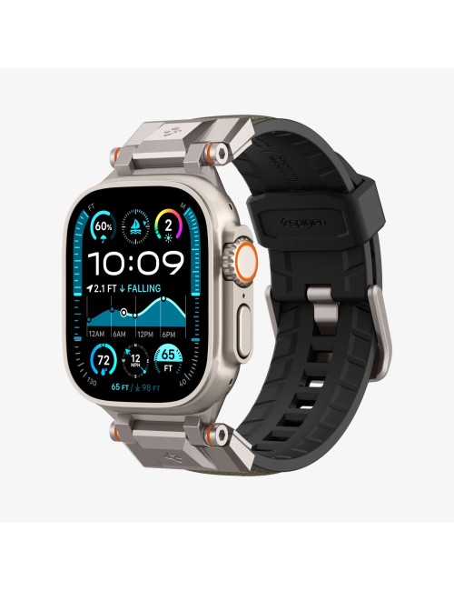 DuraPro Armor Strap Spigen for Apple Watch 49mm / 46mm / 45mm / 44mm / 42mm Series, Military Green AMP09102