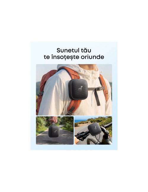 Anker Soundcore Boom Go 3i Bluetooth Speaker 15W, RGB, Waterproof - Black (D5103010)