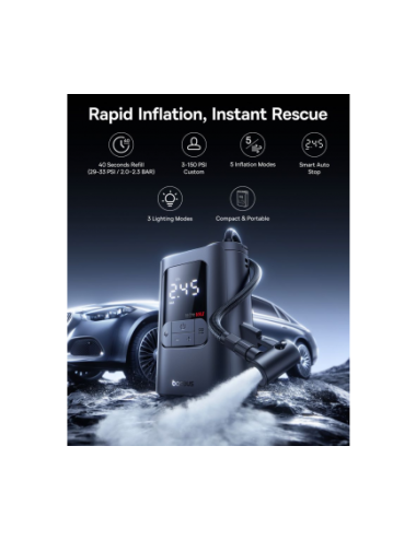 Baseus GoTrip VA1 Air Compressor Grey (C0119601) | Mini Compressor