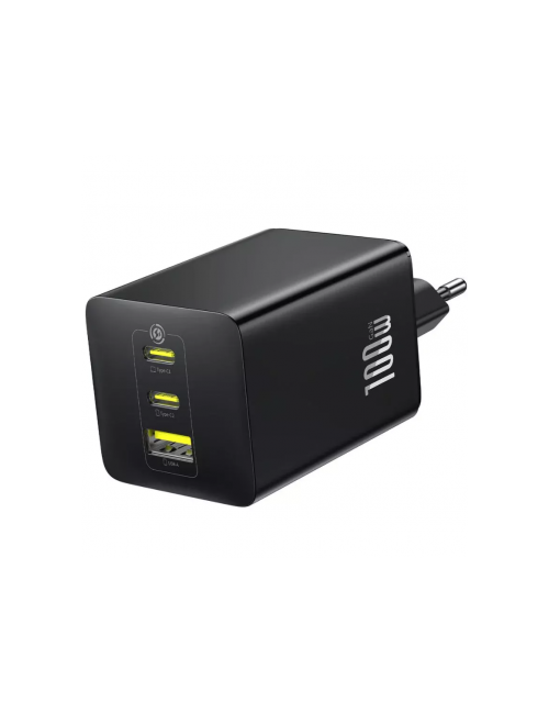 Baseus EnerFill FE11 Wall Charger 100W, 5A- Grey (P10182102123)