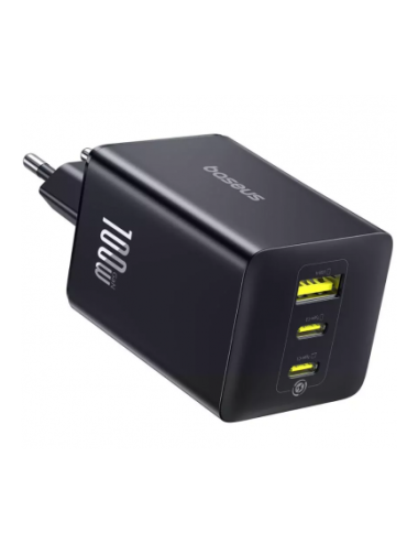 Baseus EnerFill FE11 Wall Charger 100W, 5A- Grey (P10182102123)