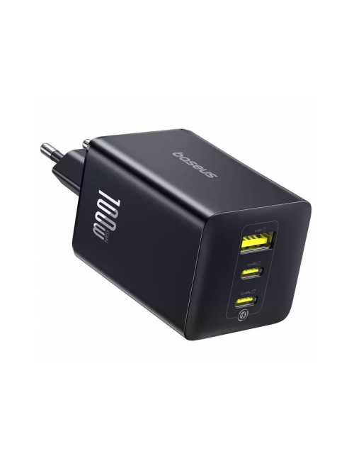 Baseus EnerFill FE11 Wall Charger 100W, 5A- Grey (P10182102123)