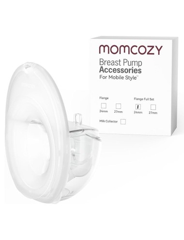 Momcozy Milk Collection Container Set Overall with 24mm Flange for M6