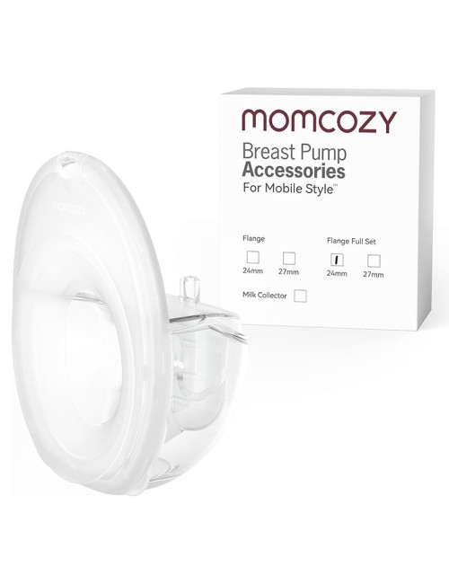Momcozy Milk Collection Container Set Overall with 24mm Flange for M6