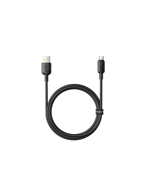 Baseus Silky USB-A to USB-C Cable  100W, 5A, 1m, Black P10377703113-00