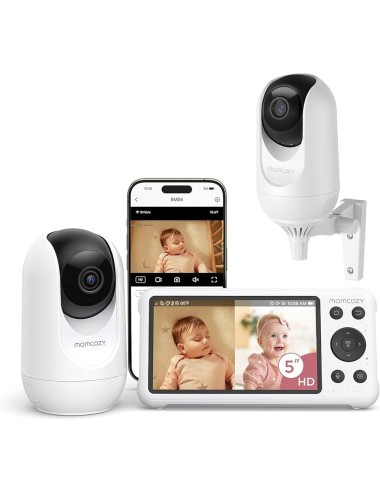 Momcozy BM04 Smart WiFi Video Baby Monitor | Ενδοεπικοινωνίες Μωρού