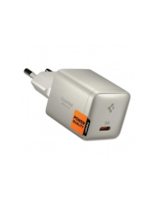 Wall Charger Spigen EE301EU Essential, 30W, 3A, 1 x USB-C, Natural Titanium ACH10448