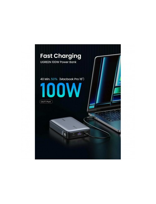 UGREEN PB720 Nexode Powerbank , 20000mAh, 100W, QC + PD, Grey