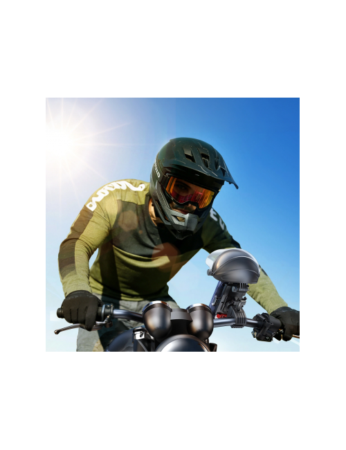 Joyroom JR-ZS526 Bike Motorcycle Holder with Sunshade , 4.7inch - 7inch, Black