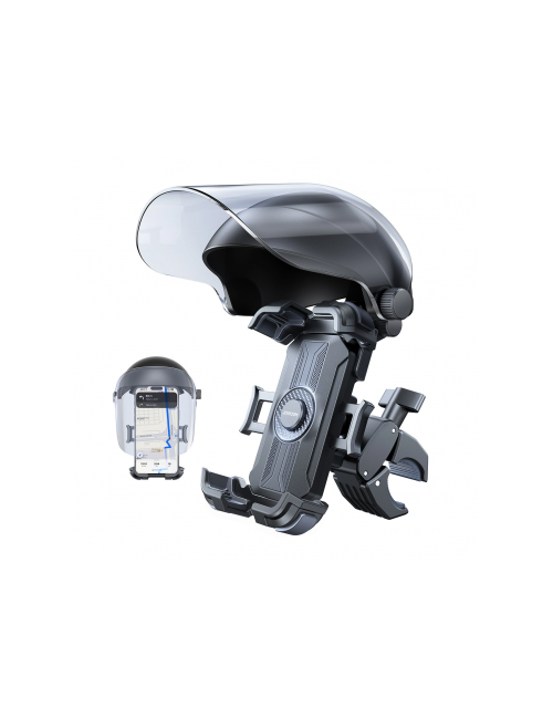 Joyroom JR-ZS526 Bike Motorcycle Holder with Sunshade , 4.7inch - 7inch, Black