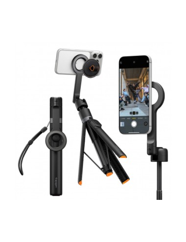 Bluetooth Selfie Stick Spigen S582W, Universal, Black AMP11372 | Selfie Stick