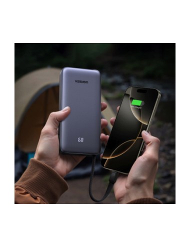 UGREEN PB536 (55988B) Powerbank 20000mAh, 45W, QC + PD, Grey | Power Bank