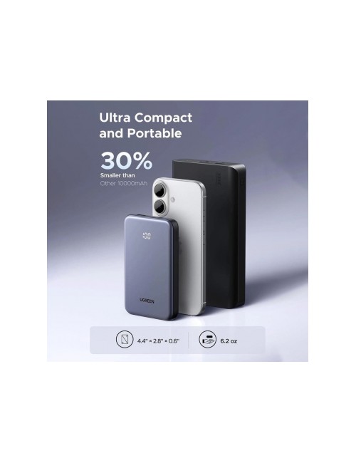 UGREEN 75131B Powerbank 10000mAh, 22.5W, QC + PD, Grey