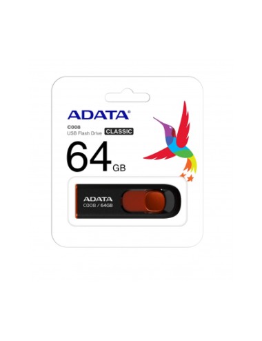 Adata C008 USB-A 2.0 FlashDrive , 64Gb AC008-64G-RKD