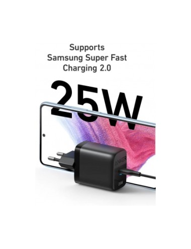 Anker 312 Ace Wall Charger  25W, 1 x USB-C, Black A2642G11 | Φορτιστές Σπιτιού