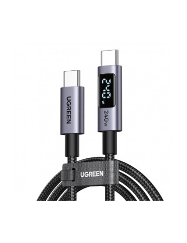 UGREEN 65867 Display USB-C to USB-C Cable , 240W, 2m, Grey | Καλώδια