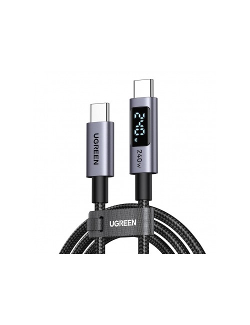 UGREEN 65867 Display USB-C to USB-C Cable , 240W, 2m, Grey