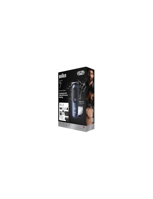 Braun All-in-one Series 7 Σετ Επαναφορτιζόμενης Κουρευτικής Μηχανής Μαύρο AIO7540