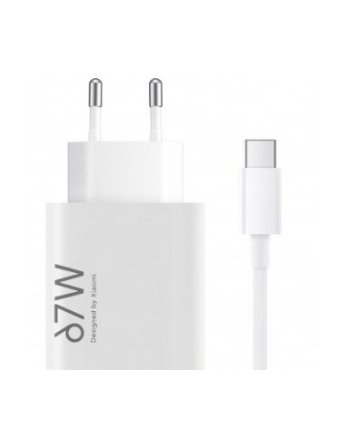 Xiaomi Wall Charger, 67W, 6.2A, 1 x USB-A, with USB-C Cable, White BHR9465EU