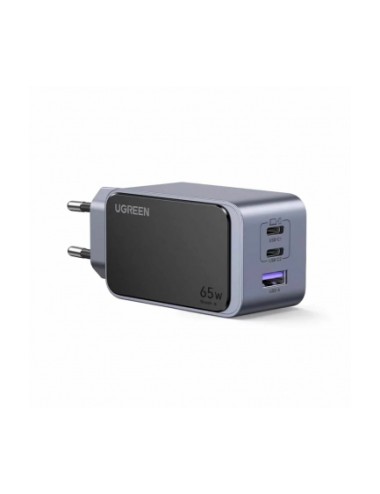 UGREEN X553 Wall Charger Nexode Air S, 65W, 3A, 1 x USB-A - 2 x USB-C, Grey