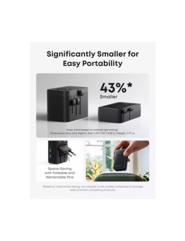 Anker Nano Travel Wall Charger , 20W, 3A, 2 x USB-A - 2 x USB-C, Black A9215H11 | Φορτιστές Σπιτιού