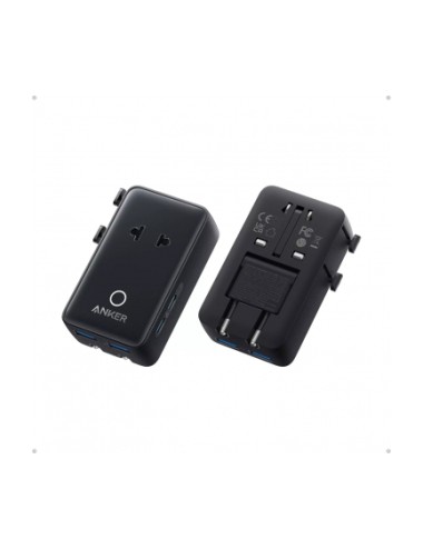 Anker Nano Travel Wall Charger , 20W, 3A, 2 x USB-A - 2 x USB-C, Black A9215H11