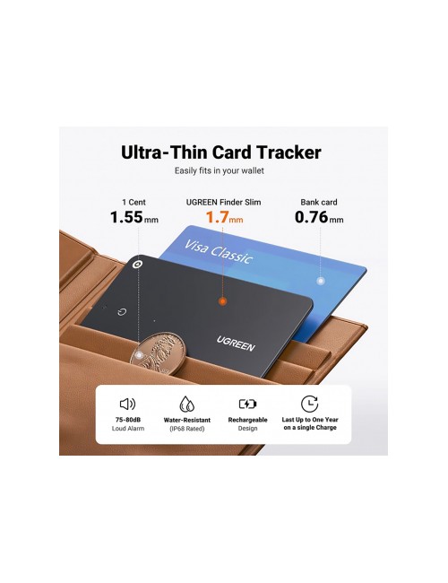 UGREEN SmartTag CM817 for iOS Series, Black