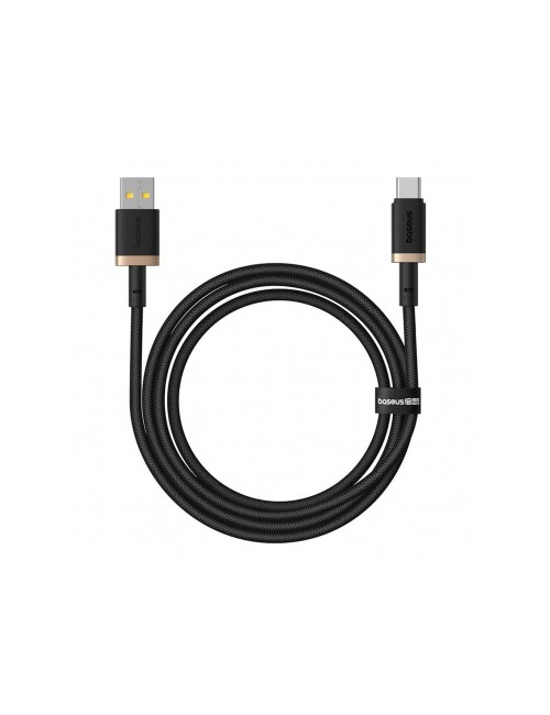 USB-A to USB-C Cable Baseus Dura Series, 60W, 3A, 1m, Gold P10377802U01-00