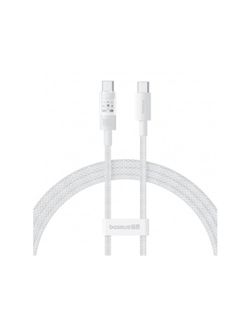 USB-C to USB-C Cable Baseus Gem, 100W, 5A, 1m, White P10373000211-00