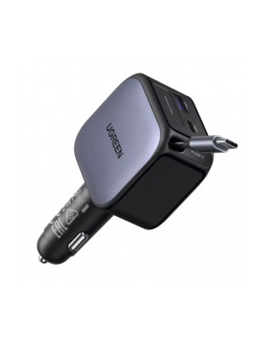 UGREEN EC603 Car Charger , 90W, 6.1A, 1 x USB-A - 1 x USB-C, with USB-C Cable, Grey