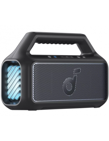 Anker SoundCore Boom 2 New Version Bluetooth Speaker , 80W, TWS, RGB, Waterproof, Black A3138012
